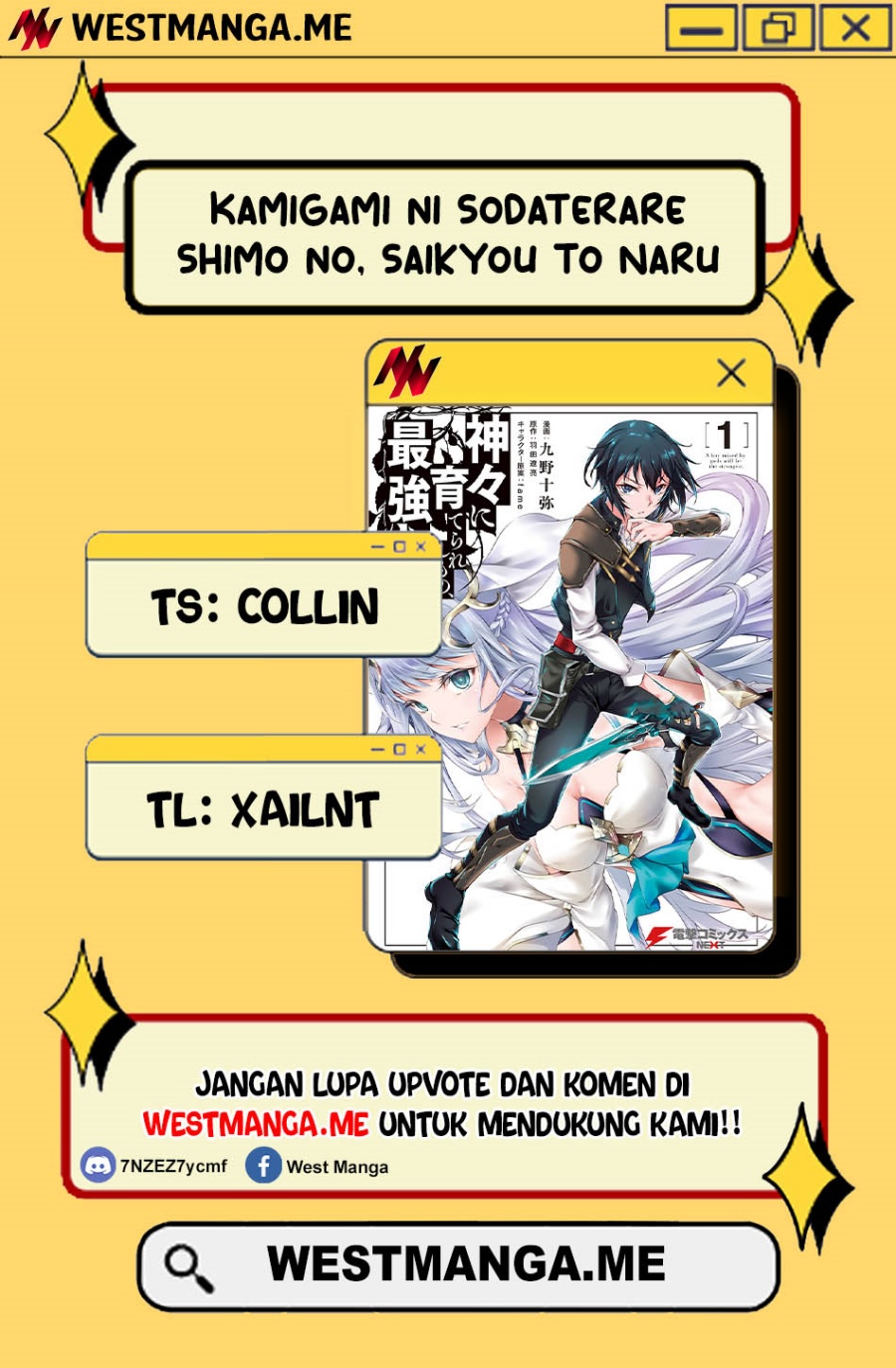 Kamigami ni Sodaterare Shimo no, Saikyou to Naru Chapter 55 Gambar 4